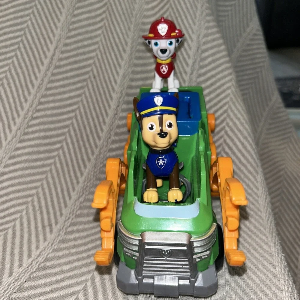 Paw Patrol Movie Deluxe Recycle Vehicle Truck Spin Master W/ Marshall Chase B4‎